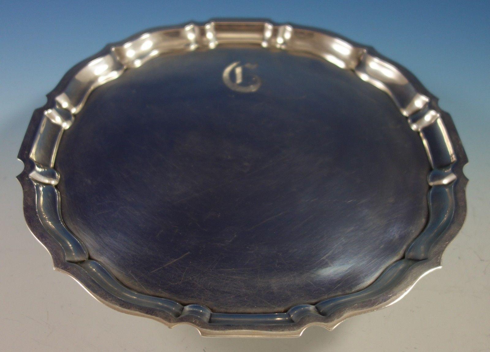 chippendale silver tray