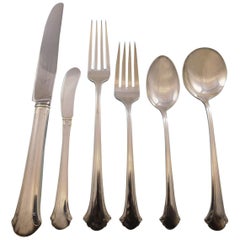 Chippendale by Towle Sterling Silver Flatware Set for 8 Service 51 Pieces Dinner