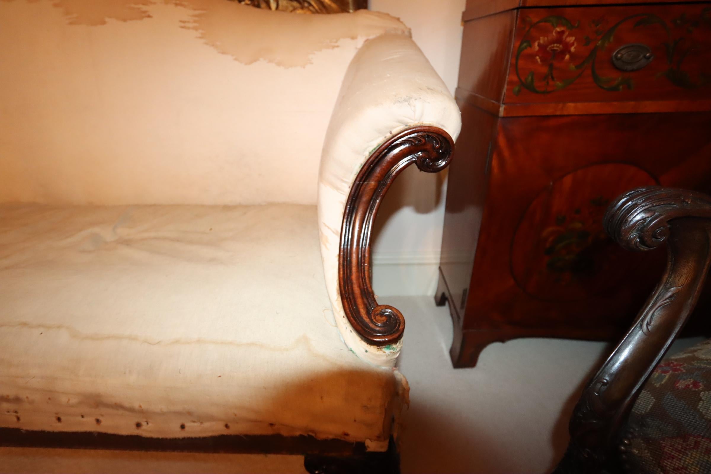 Chippendale Camelback Sofa, Circa 1770 For Sale 1