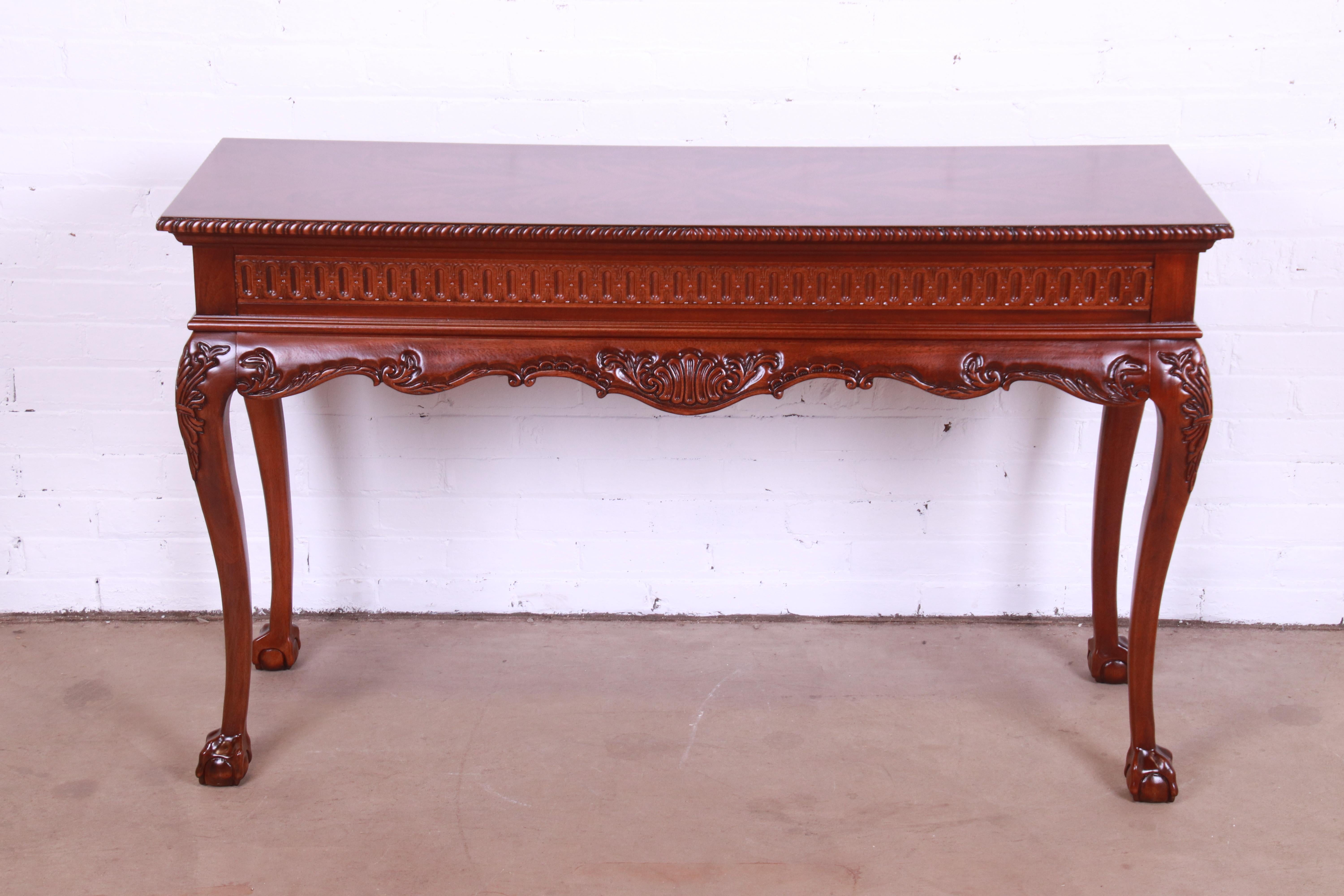 chippendale sofa table