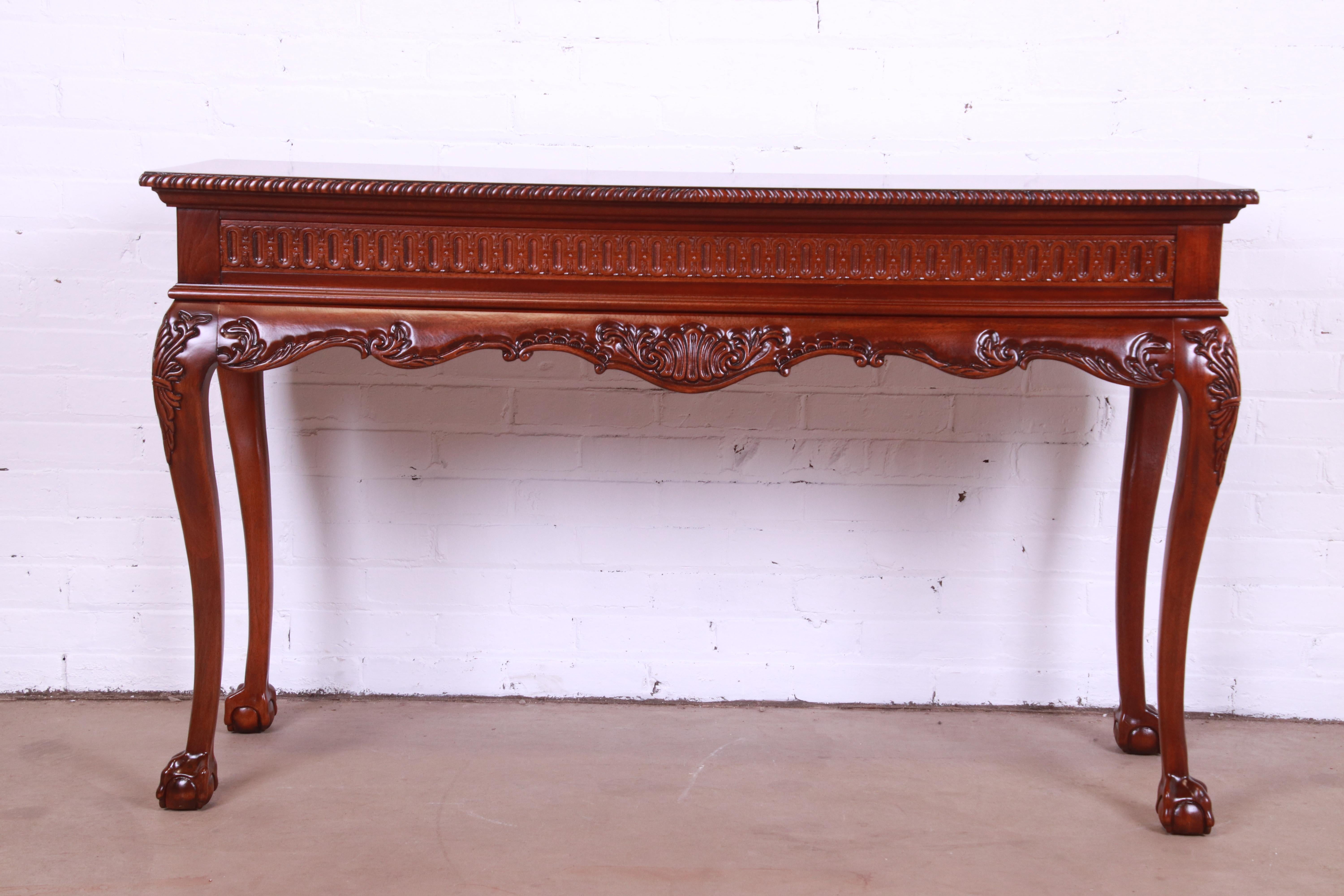 chippendale console table