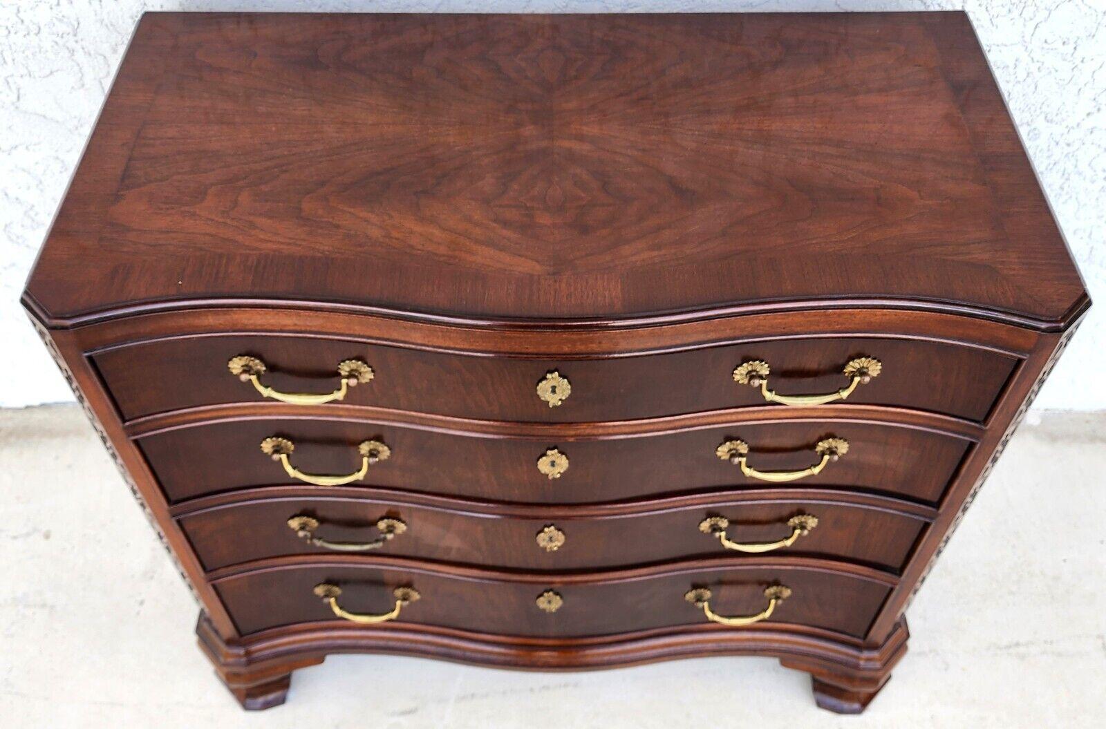 Chippendale Chest Of Drawers by White Furniture In Good Condition For Sale In Lake Worth, FL
