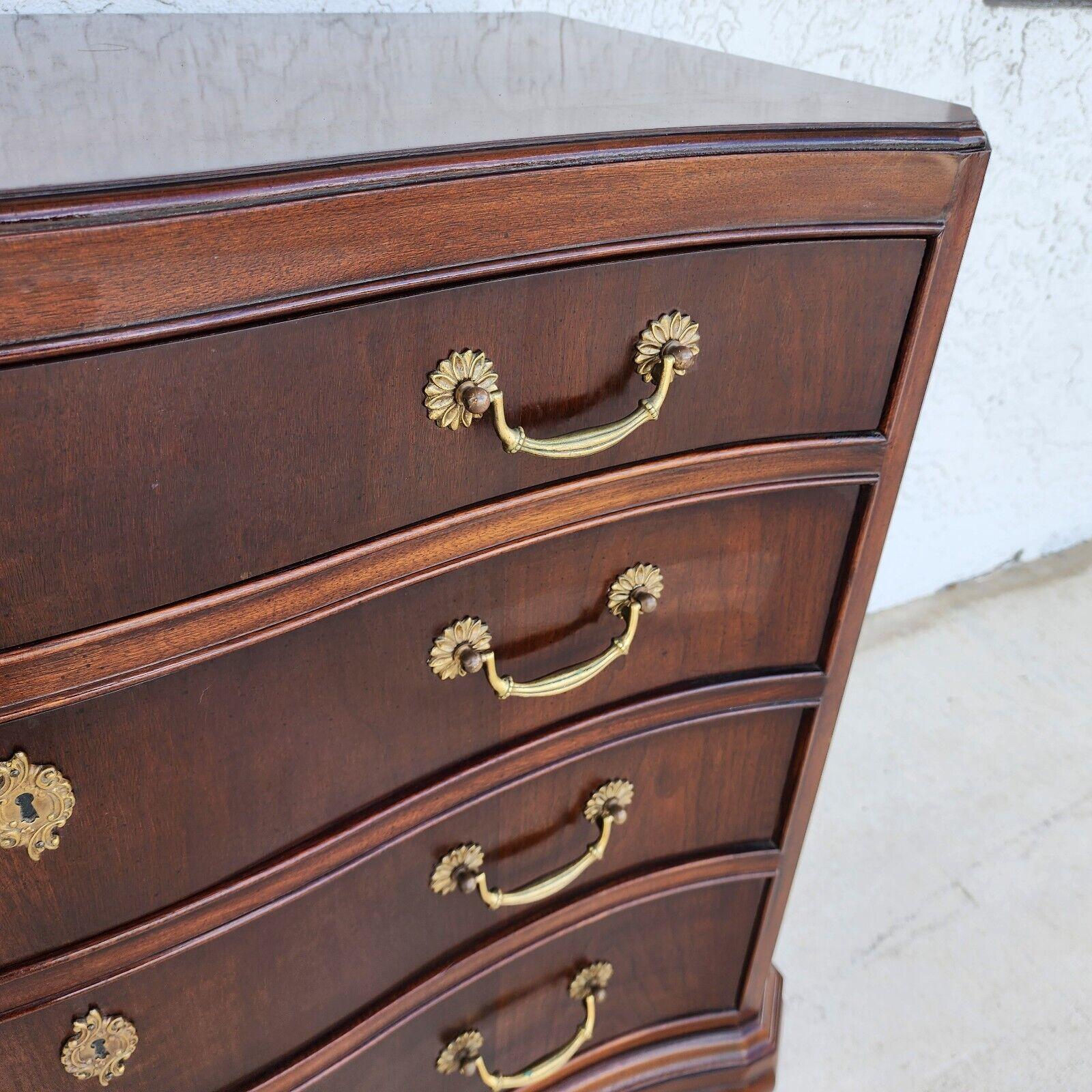 Mahogany Chippendale Chest Of Drawers by White Furniture For Sale