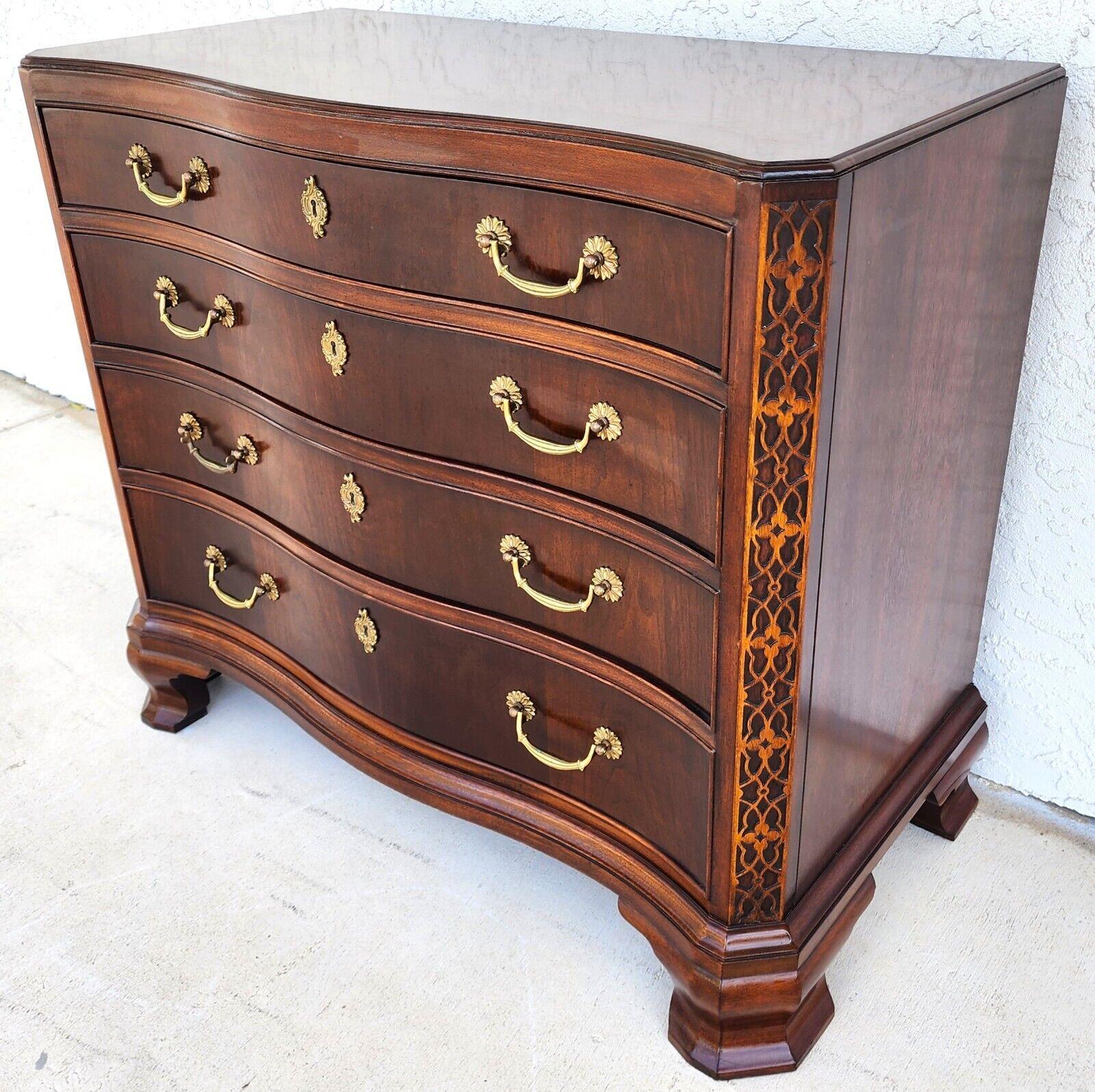 Chippendale Chest Of Drawers by White Furniture For Sale 2