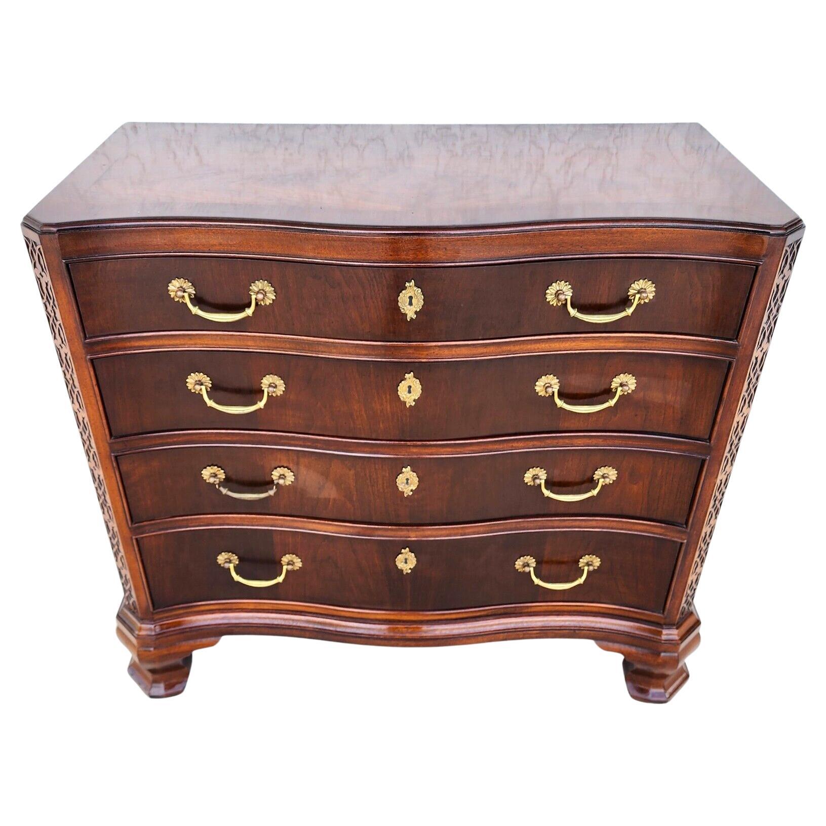 Chippendale Chest Of Drawers by White Furniture For Sale