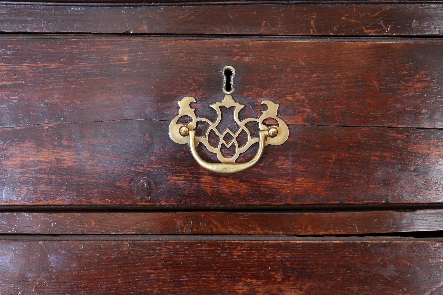 Hand-Carved Chippendale Chest-on-Chest For Sale