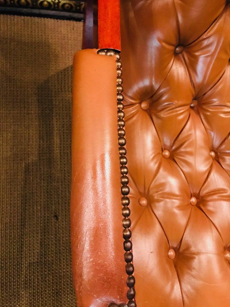 chaise chesterfield cuir
