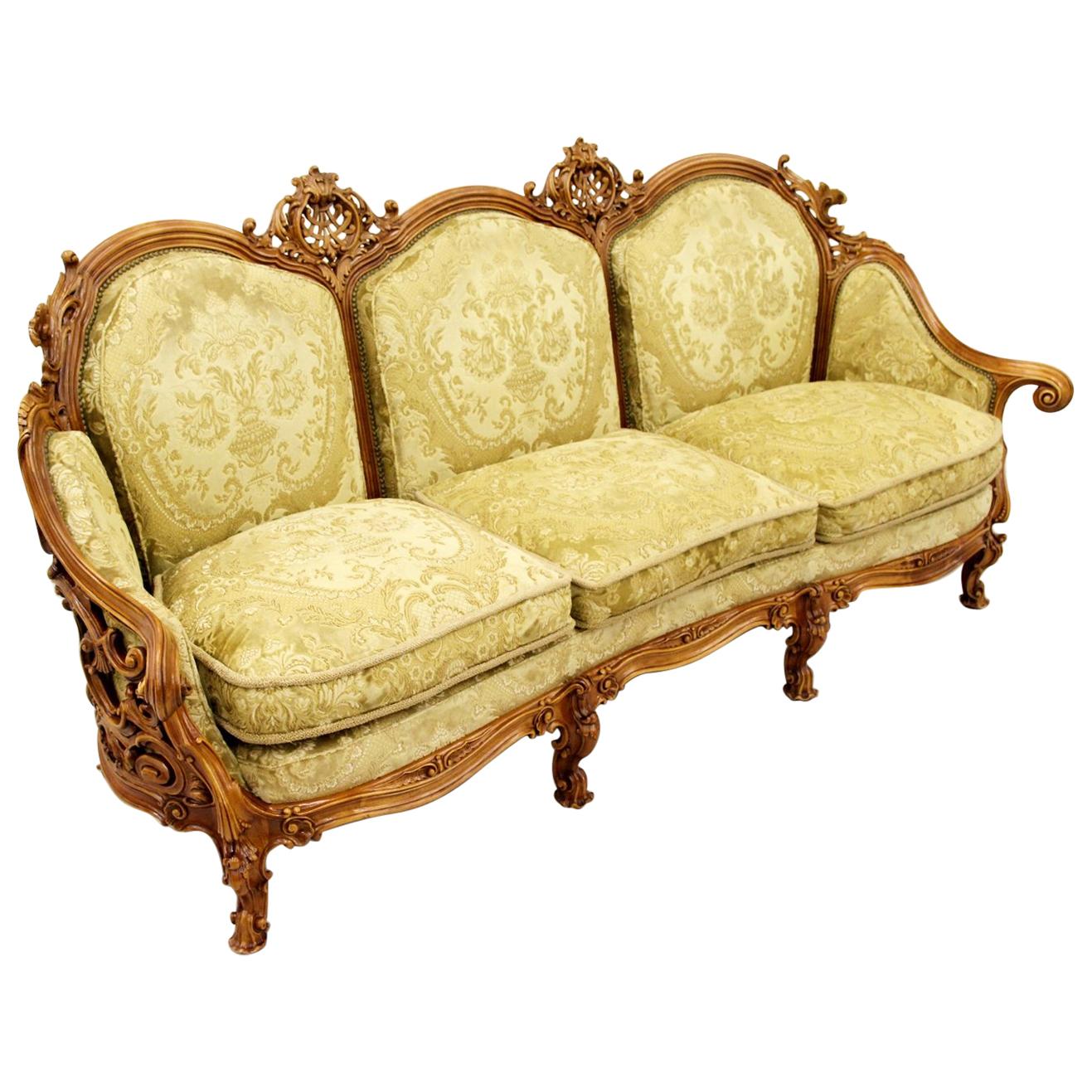 Chippendale Chesterfield Sofa Couch Armchair Baroque Antique Baroque im Angebot