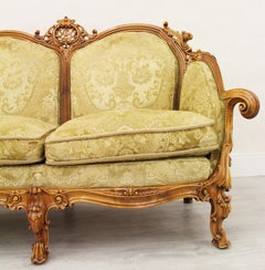 Chippendale Chesterfield Sofa Couch Armchair Baroque Antique Set