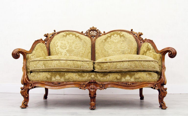 Chippendale Chesterfield Sofa Couch Sessel Barock Antik Barock For Sale at  1stDibs | chippendale sessel, antik sofa