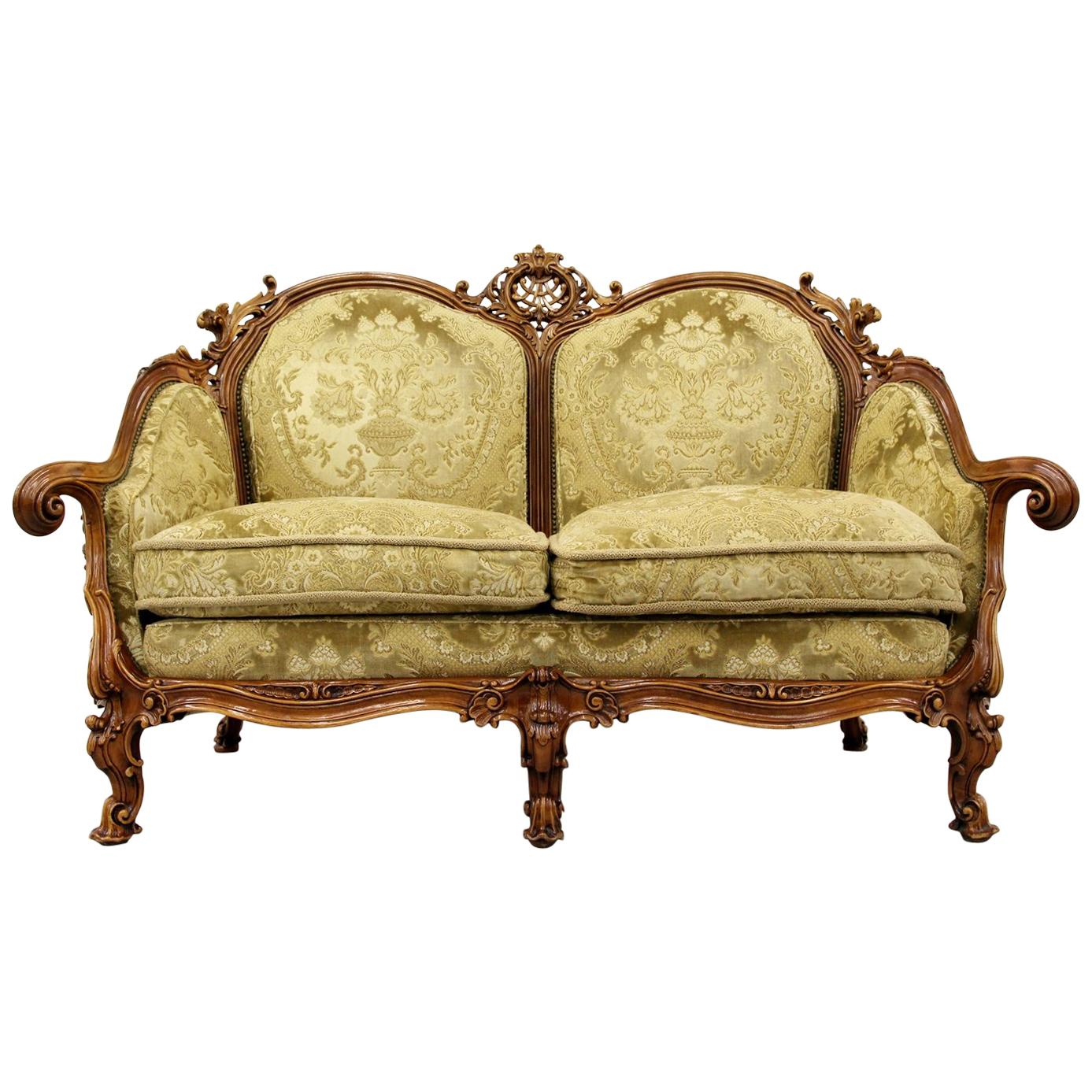 Chippendale Chesterfield Sofa Couch Sessel Barock Antik Barock For Sale