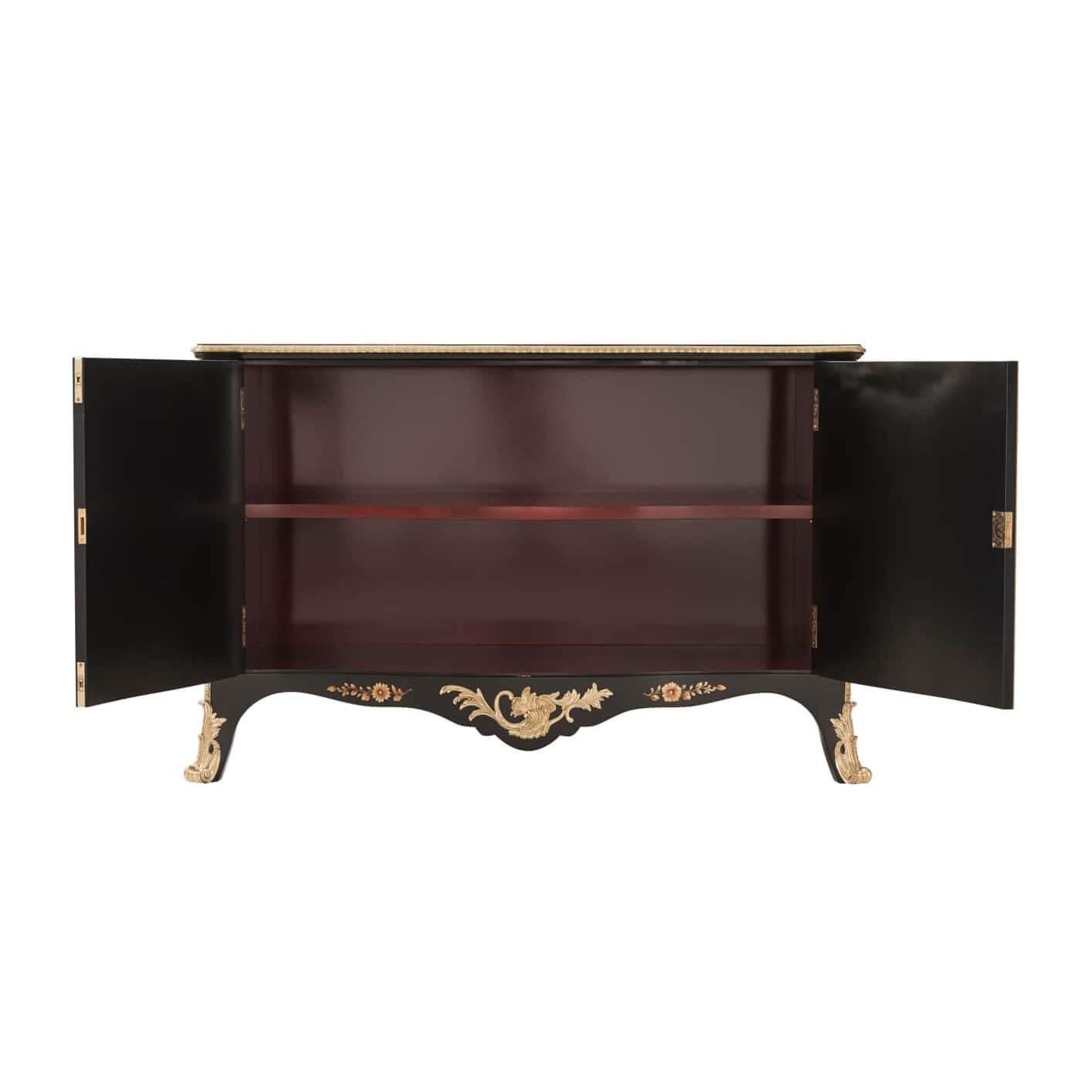 Chippendale Chinoiserie Cabinet In New Condition In Westwood, NJ