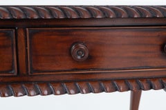 Chippendale Console Table Mahogany Revival Side Ball and Claw
