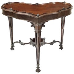 Antique Chippendale Design 19th Century Corner Table