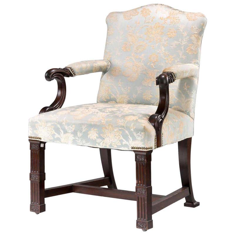 Vintage Library Chairs at 1stDibs