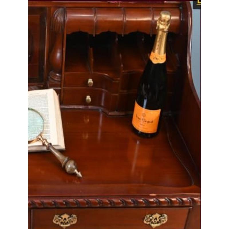 Chippendale Schreibtisch Mahagoni Schreibtisch Bureau im Zustand „Gut“ im Angebot in Potters Bar, GB