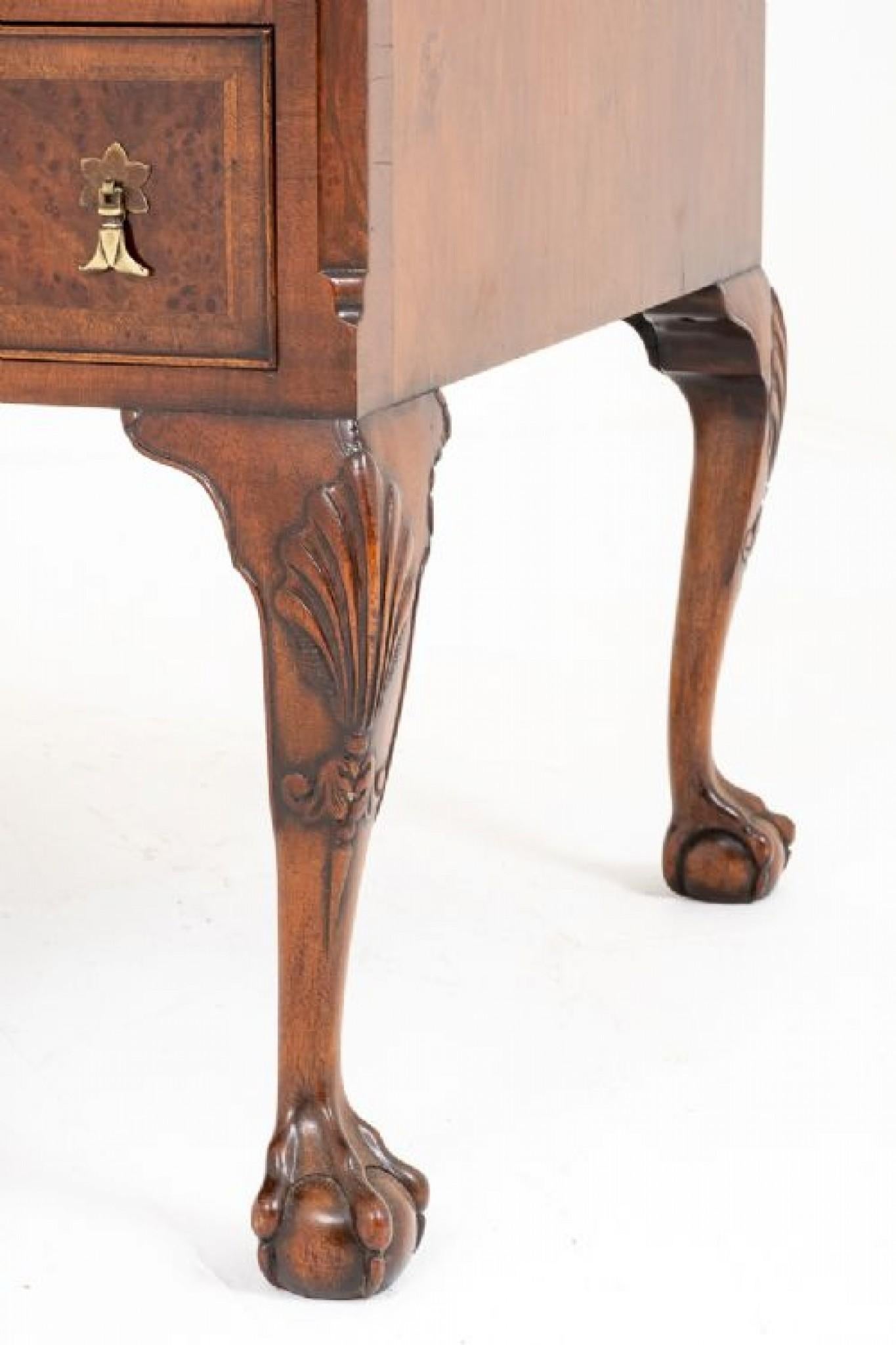 Chippendale Desk Writing Table Walnut Antique For Sale 7