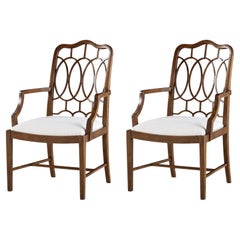 Sillón de comedor Chippendale (Lote de 2)
