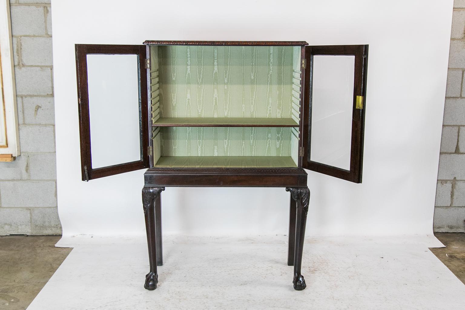 Glass Chippendale Display/Book Case