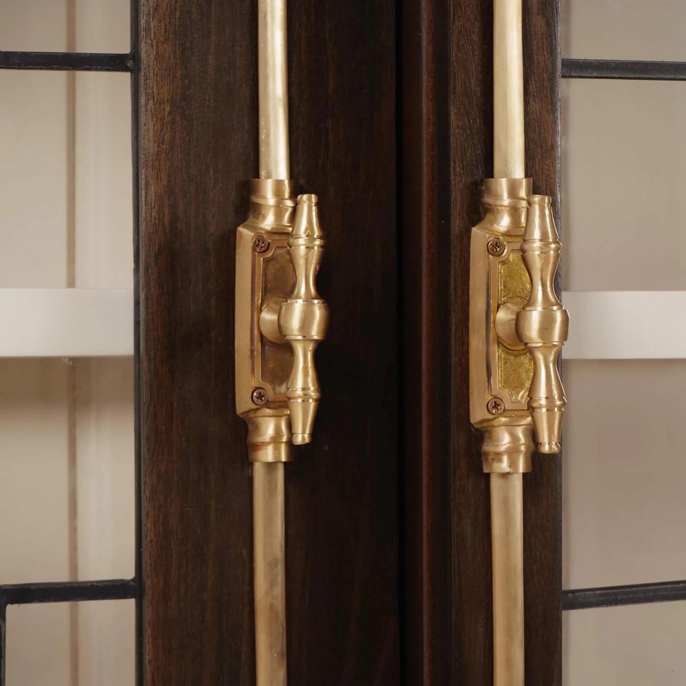 Glass Chippendale Display Cabinet For Sale