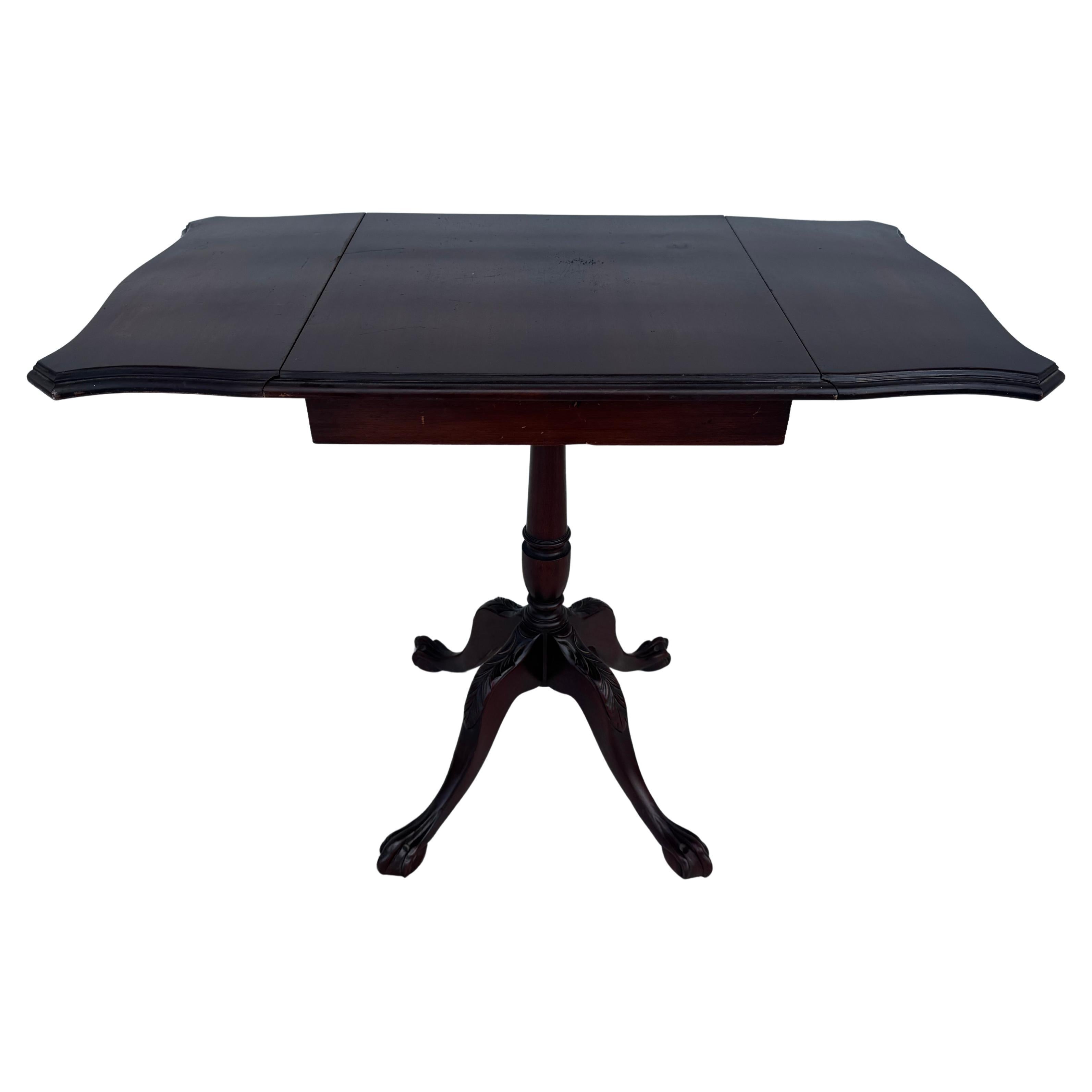 Chippendale Drop Leaf Table For Sale