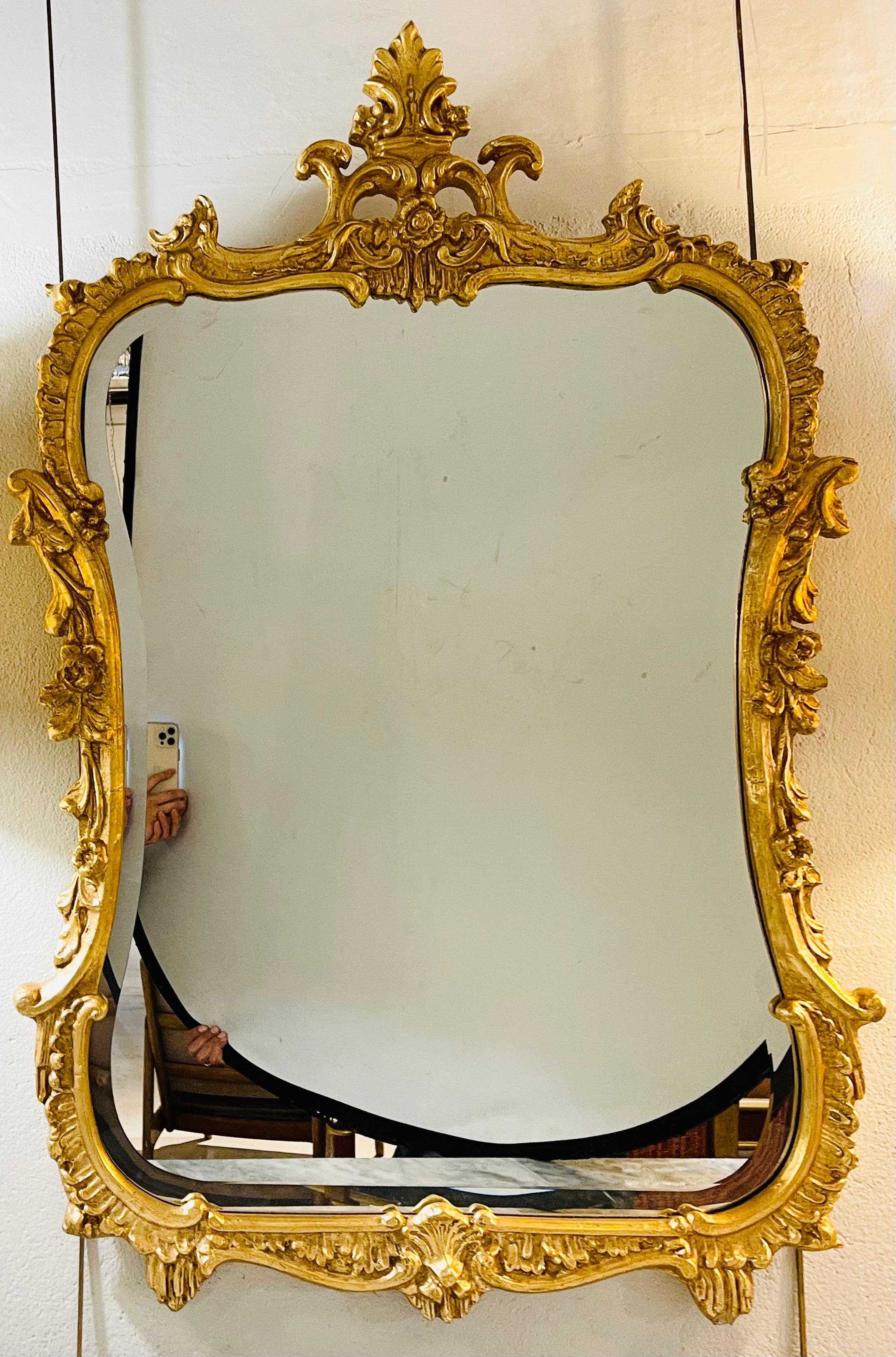 Chippendale Fashioned Console Mirror by Friedman Bros 2