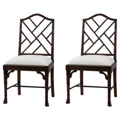Chippendale Faux Bamboo Dining Chair (sets of 2)