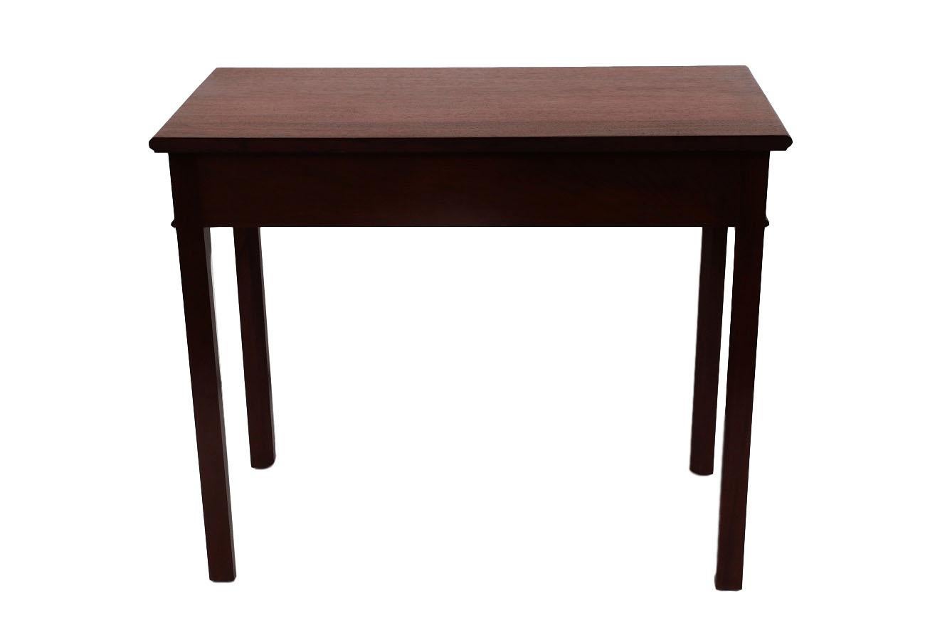 Walnut Console sofa Table Chippendale Fretwork  by Bartley For Sale