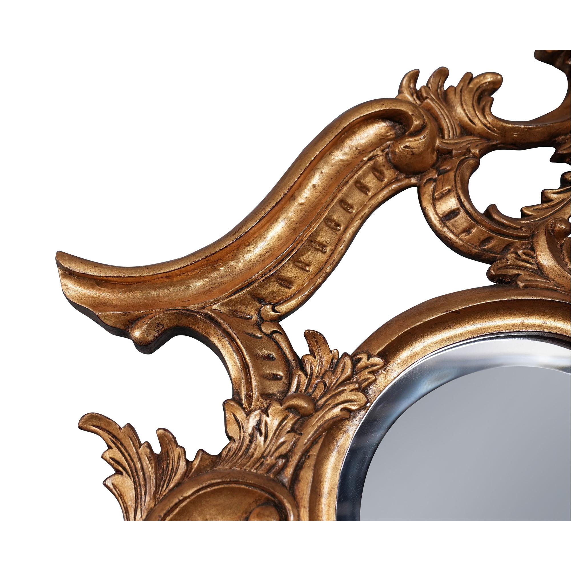 Miroir Chippendale à feuilles d'or en vente 1