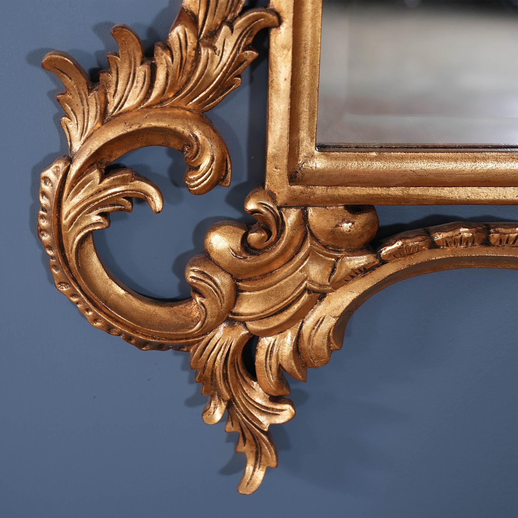 Miroir Chippendale à feuilles d'or Neuf - En vente à Annville, PA