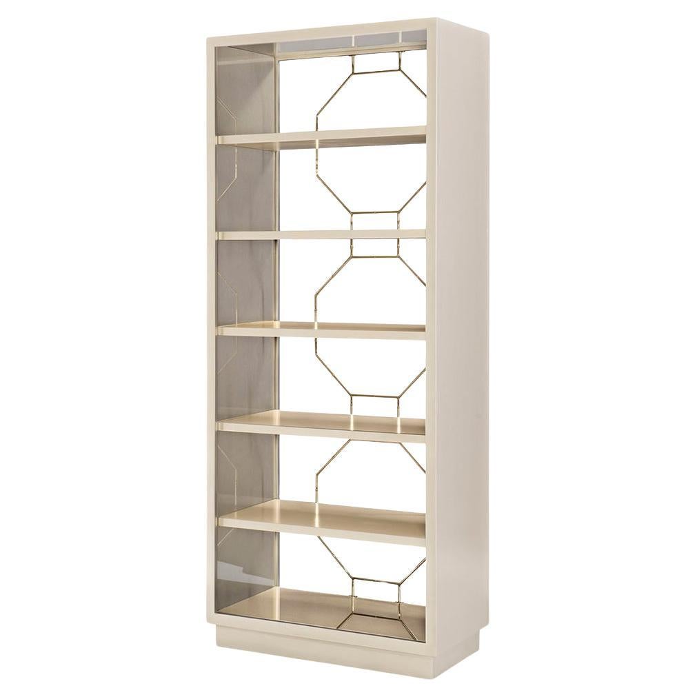 Chippendale Inspired Modern Etagere For Sale