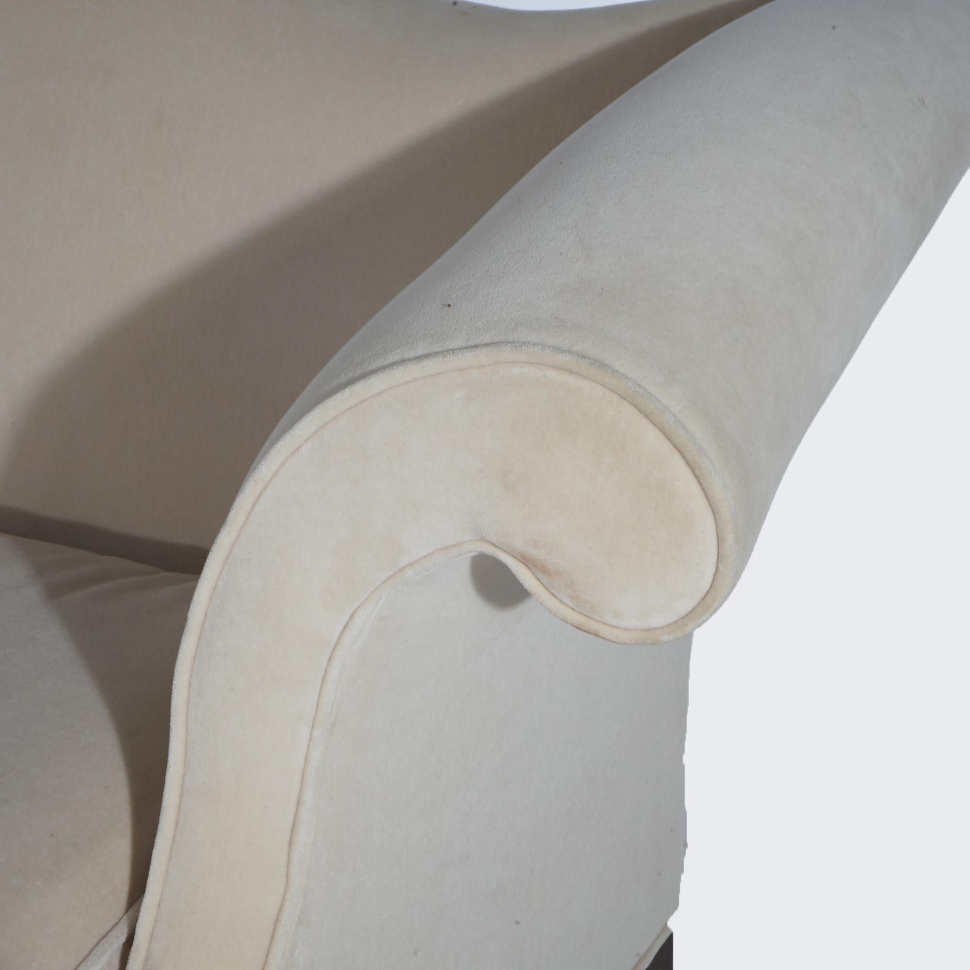 Sofá con respaldo de camello tapizado en madera de Southwood, inspirado en Chippendale (s. XX) en venta 2