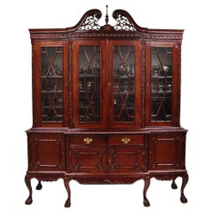 Armadietto portavivande Chippendale in mogano con ante a sfera e artiglio di Baker of London