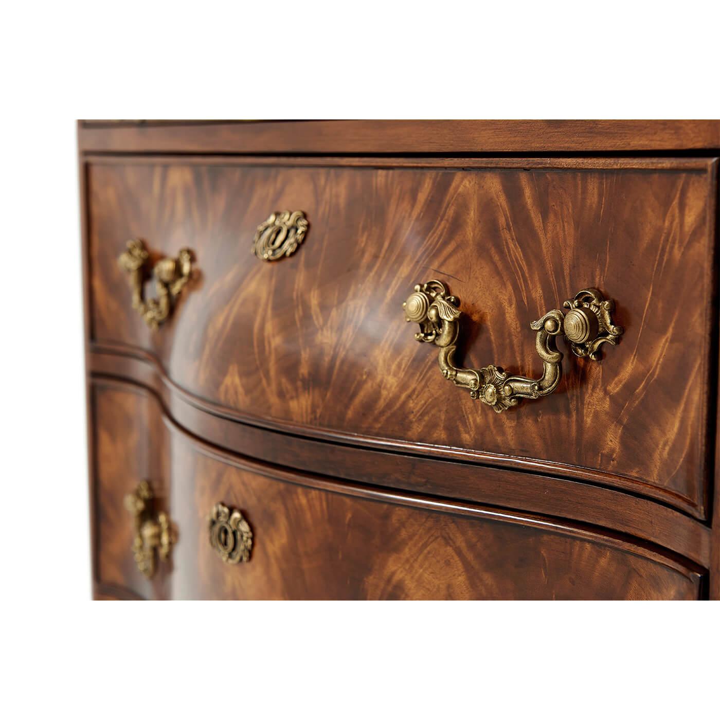 Chippendale Mahogany Bedside Chests For Sale 3