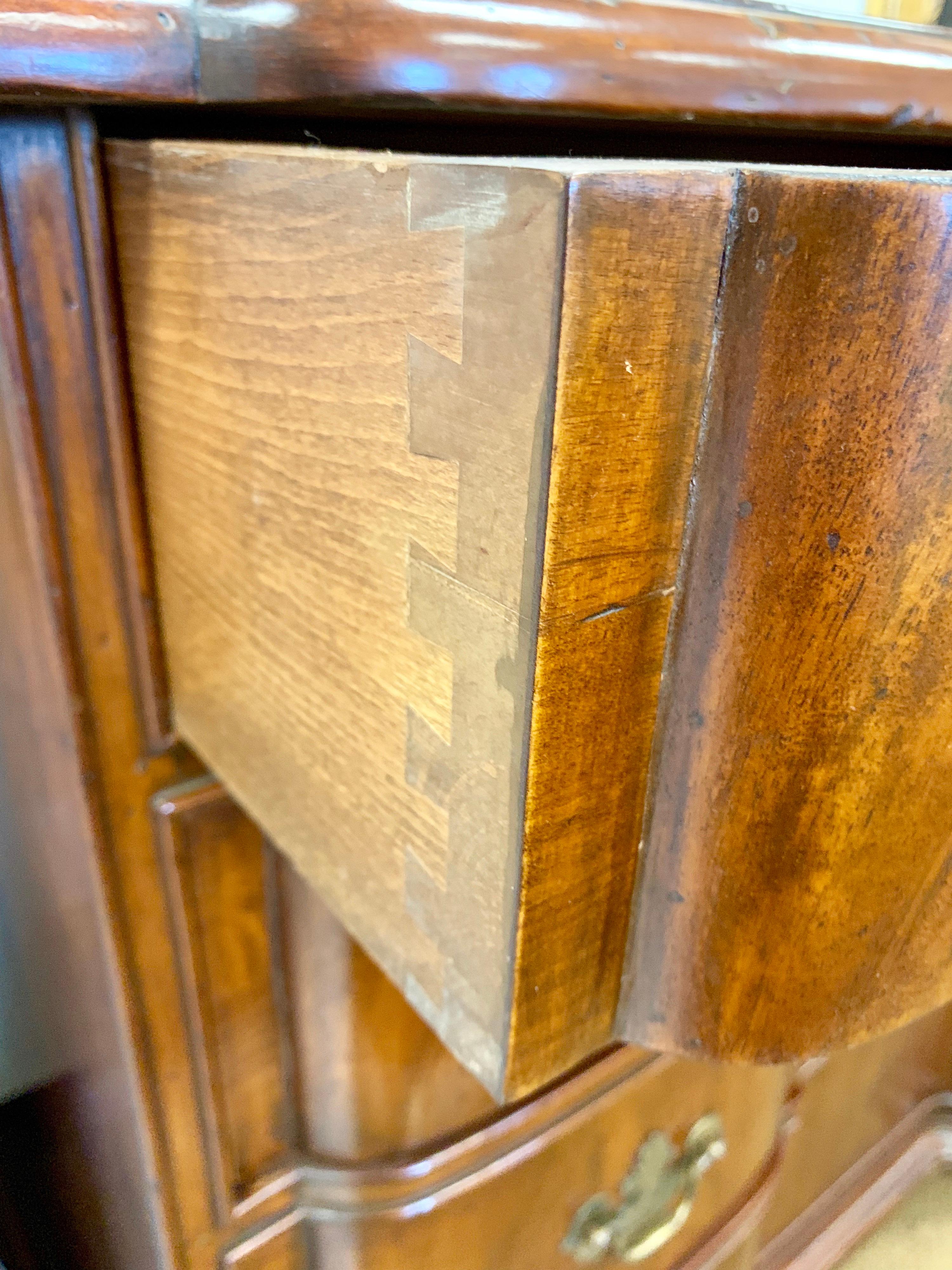 Chippendale Mahogany Block Front Chest of Drawers Chest Commode 4