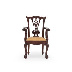 Chippendale Mahogany Child's Arm Chair