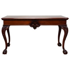 Chippendale Mahogany Console Table Circa 1920