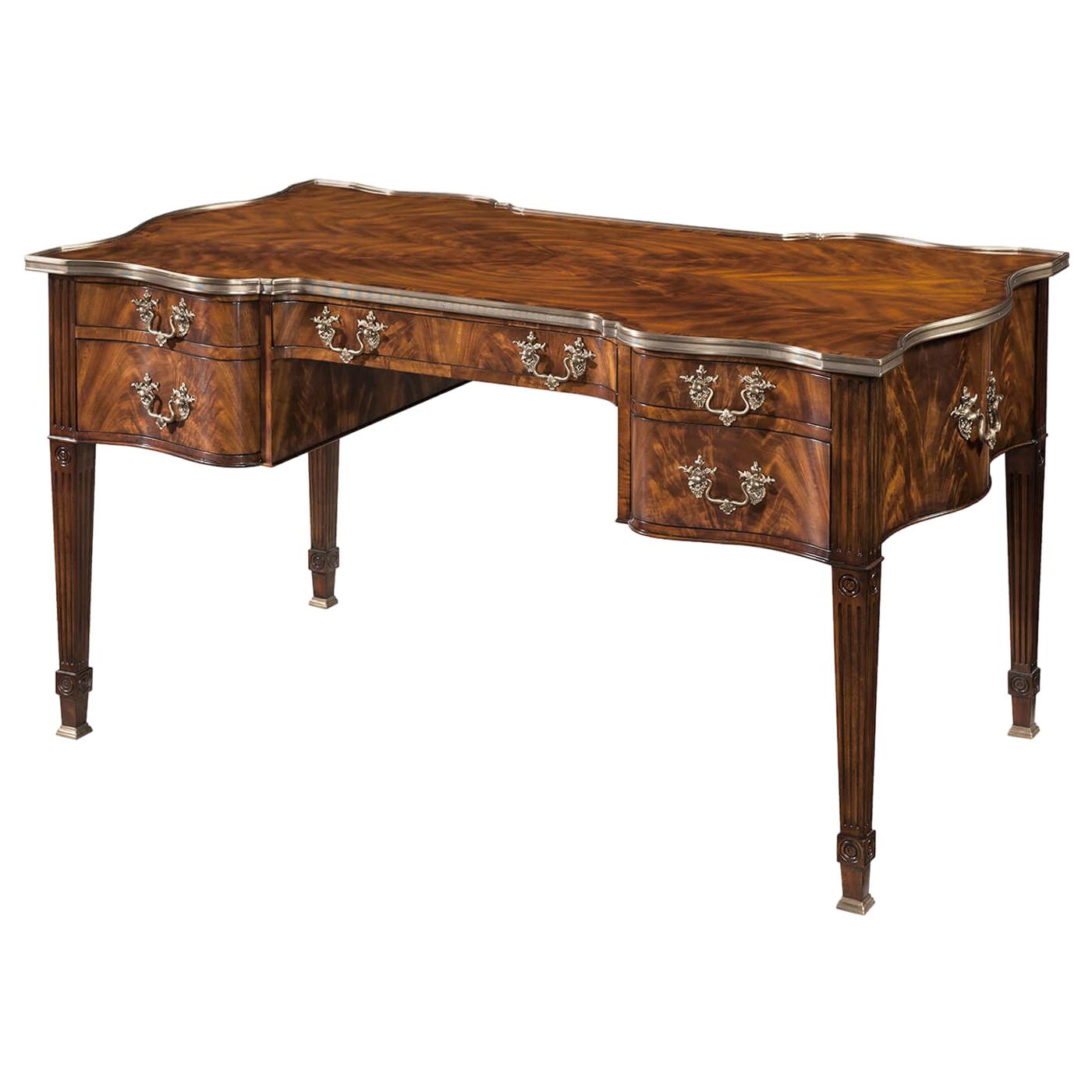 Chippendale Mahogany Desk