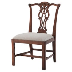 Chippendale Mahogany Dining Chair (2)