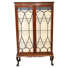 Chippendale Mahogany Display Cabinet by Gillespie and Woodside