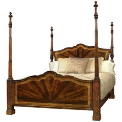 Chippendale Mahogany Four-Post Bed