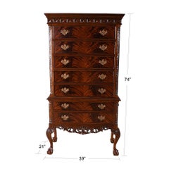 Chippendale Mahogany High Chest