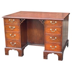Chippendale Mahogany Library Desk