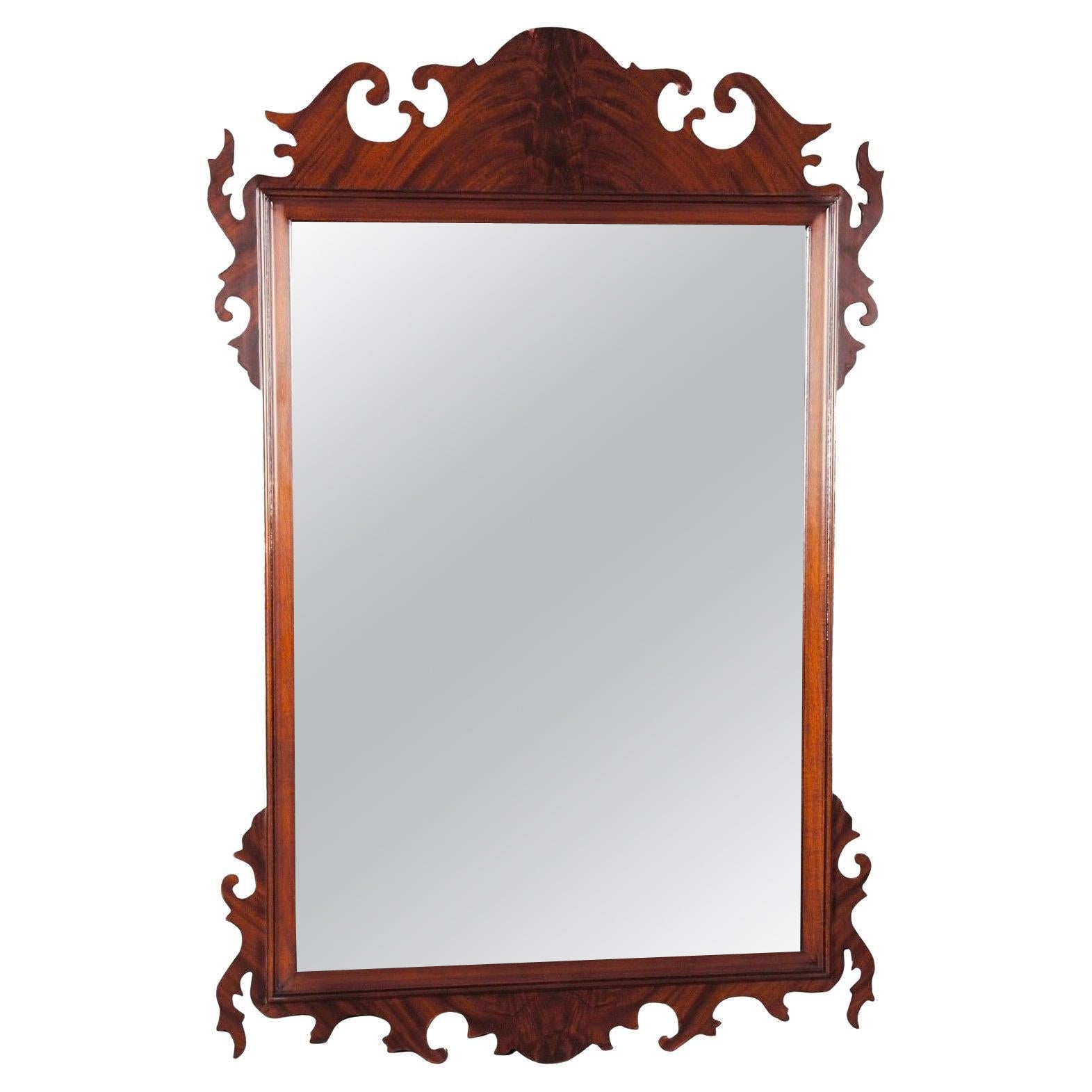 Espejo Chippendale de caoba