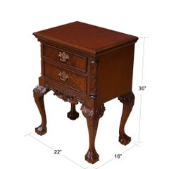 Chippendale Mahogany Nightstand