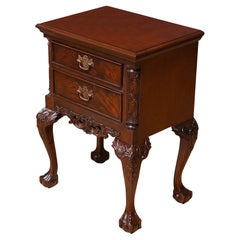 Chippendale Mahogany Nightstand