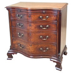 Chippendale Mahogany Serpentine Chest