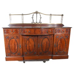 Chippendale Mahogany Sideboard Server 1890 Buffet