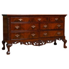 Chippendale Mahogany Triple Dresser