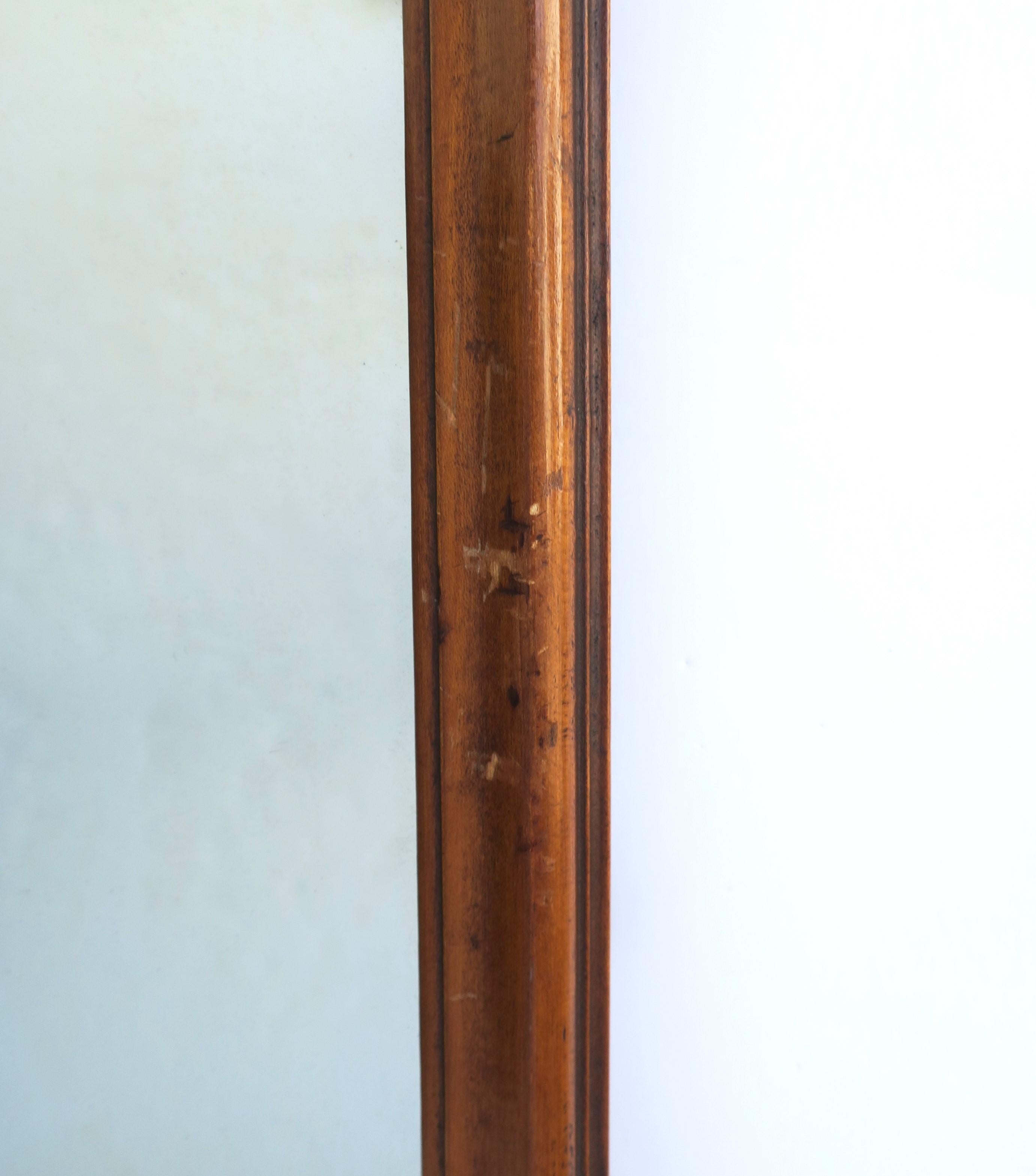 Chippendale Maple Wood Wall Mirror, Pair Available For Sale 7